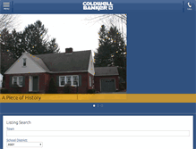 Tablet Screenshot of coldwellbankerpennone.com